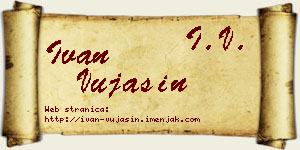 Ivan Vujasin vizit kartica